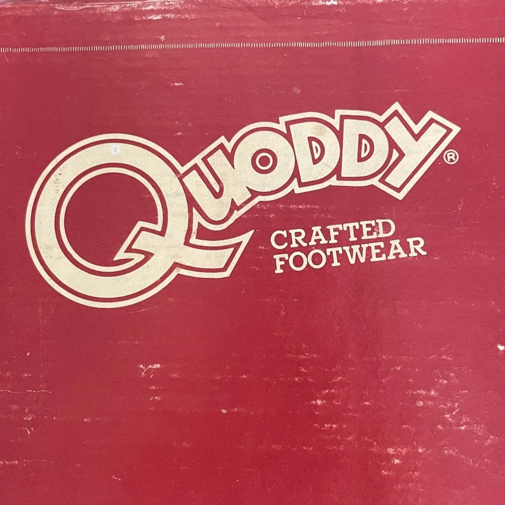 Quoddy Vintage Men's Leather Moc Toe Lace-Up Boots Made in USA Unworn w/ Box